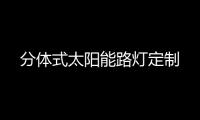 分體式太陽能路燈定制
