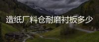 造紙廠料倉耐磨襯板多少錢