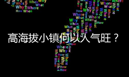 高海拔小鎮(zhèn)何以人氣旺？青年“致富思源”返鄉(xiāng)注活力
