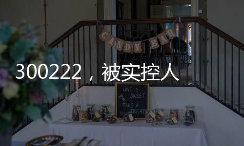 300222，被實控人高位套現(xiàn)2.5億元，此前股價翻倍！募投項目實施地點“上海合肥來回換”？